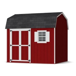 Little Cottage Co. Value Gambrel 8x10 Workshop Barn Shed Kit (8x10 VGB-6-WS-PC)