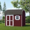 Little Cottage Co. Value Gambrel 8x10 Workshop Barn Shed Kit (8x10 VGB-6-WS-PC)