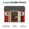 Little Cottage Co. Value Gambrel 8x12 Workshop Barn Shed Kit (8x12 VGB-6-WS-PC)