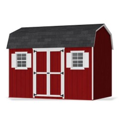 Little Cottage Co. Value Gambrel 8x12 Workshop Barn Shed Kit (8x12 VGB-6-WS-PC)