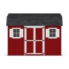 Little Cottage Co. Value Gambrel 8x12 Workshop Barn Shed Kit (8x12 VGB-6-WS-PC)