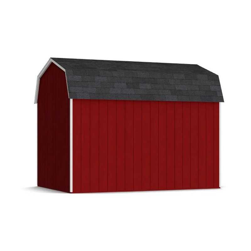 Little Cottage Co. Value Gambrel 8x12 Workshop Barn Shed Kit (8x12 VGB-6-WS-PC)
