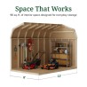 Little Cottage Co. Value Gambrel 8x12 Workshop Barn Shed Kit (8x12 VGB-6-WS-PC)