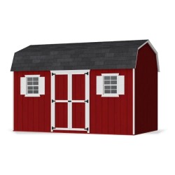 Little Cottage Co. Value Gambrel 8x14 Workshop Barn Shed Kit (8x14 VGB-6-WS-PC)
