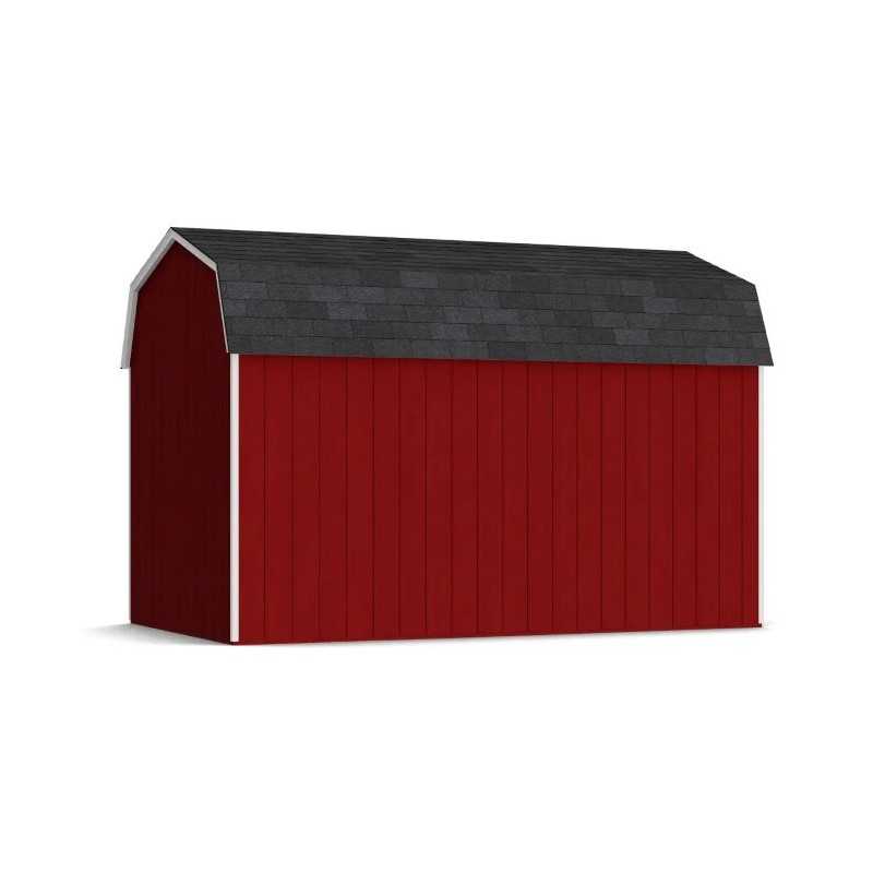 Little Cottage Co. Value Gambrel 8x14 Workshop Barn Shed Kit (8x14 VGB-6-WS-PC)