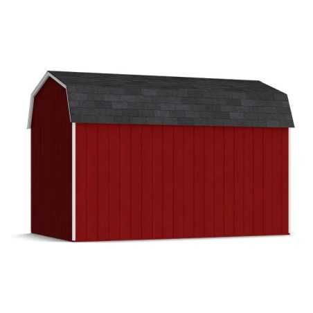 Little Cottage Co. Value Gambrel 8x14 Workshop Barn Shed Kit (8x14 VGB-6-WS-PC)