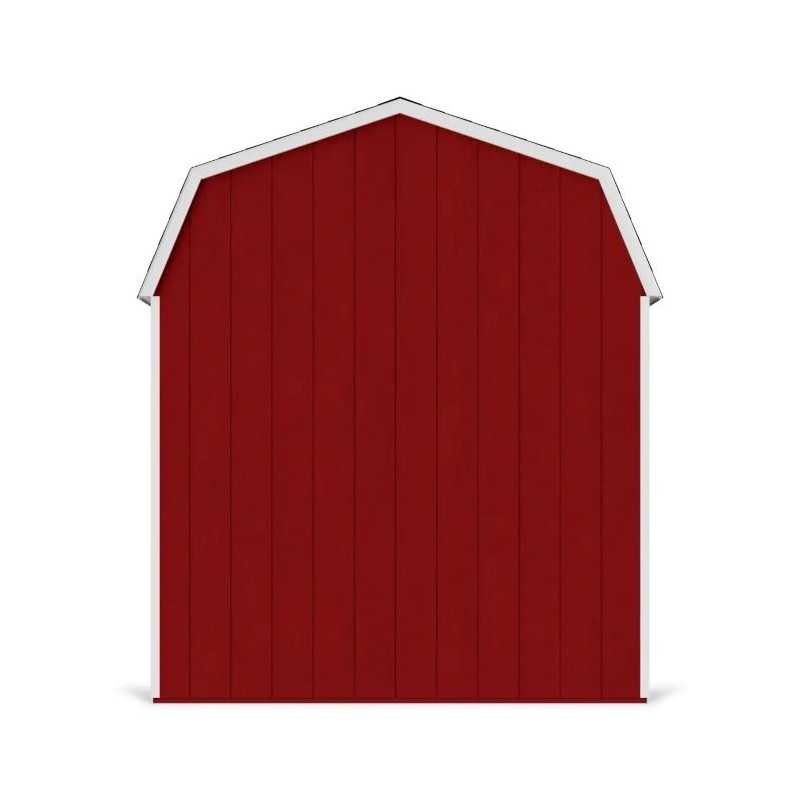 Little Cottage Co. Value Gambrel 8x14 Workshop Barn Shed Kit (8x14 VGB-6-WS-PC)