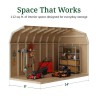 Little Cottage Co. Value Gambrel 8x14 Workshop Barn Shed Kit (8x14 VGB-6-WS-PC)