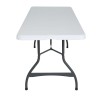 Lifetime 8-Foot Nesting Table - White Granite (280299)
