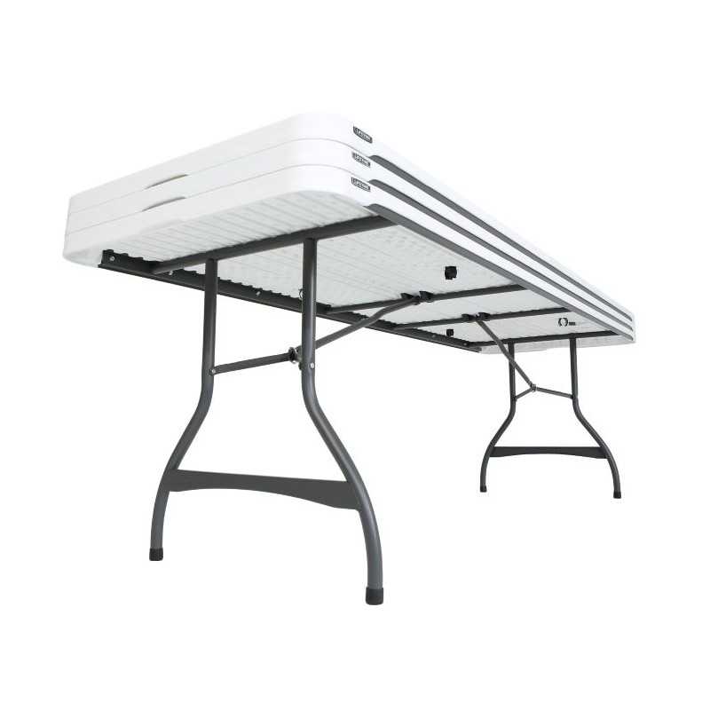 Lifetime 8-Foot Nesting Table - White Granite (280299)