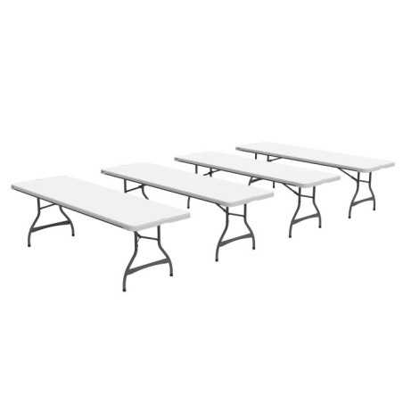Lifetime 8-Foot Nesting Table - White Granite (280299)
