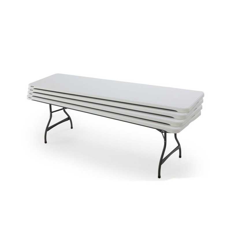 Lifetime 8-Foot Nesting Table - White Granite (280299)