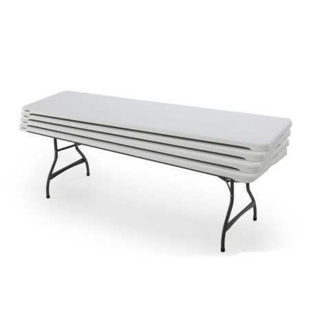 Lifetime 8-Foot Nesting Table - White Granite (280299)