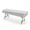 Lifetime 8-Foot Nesting Table - White Granite (280299)