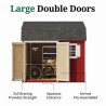 Little Cottage Co. Value Gambrel 10x10 Workshop Barn Shed Kit (10x10 VGB-6-WS-PC)