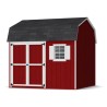 Little Cottage Co. Value Gambrel 10x10 Workshop Barn Shed Kit (10x10 VGB-6-WS-PC)