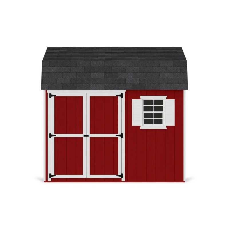 Little Cottage Co. Value Gambrel 10x10 Workshop Barn Shed Kit (10x10 VGB-6-WS-PC)