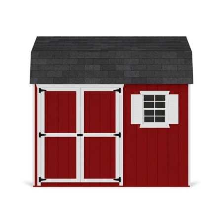 Little Cottage Co. Value Gambrel 10x10 Workshop Barn Shed Kit (10x10 VGB-6-WS-PC)