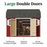 Little Cottage Co. Value Gambrel 10x12 Workshop Barn Shed Kit (10x12 VGB-6-WS-PC)
