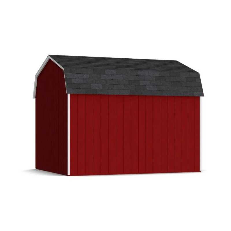 Little Cottage Co. Value Gambrel 10x12 Workshop Barn Shed Kit (10x12 VGB-6-WS-PC)