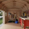 Little Cottage Co. Value Gambrel 10x12 Workshop Barn Shed Kit (10x12 VGB-6-WS-PC)