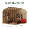 Little Cottage Co. Value Gambrel 10x12 Workshop Barn Shed Kit (10x12 VGB-6-WS-PC)