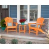 Polywood South Beach Adirondack 4 Pack Chairs - Pacific Blue (SBA15PB)
