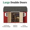 Little Cottage Co. Value Gambrel 10x14 Workshop Barn Shed Kit (10x14 VGB-6-WS-PC)