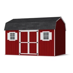 Little Cottage Co. Value Gambrel 10x14 Workshop Barn Shed Kit (10x14 VGB-6-WS-PC)