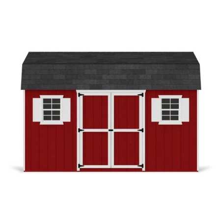Little Cottage Co. Value Gambrel 10x14 Workshop Barn Shed Kit (10x14 VGB-6-WS-PC)