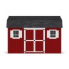 Little Cottage Co. Value Gambrel 10x14 Workshop Barn Shed Kit (10x14 VGB-6-WS-PC)