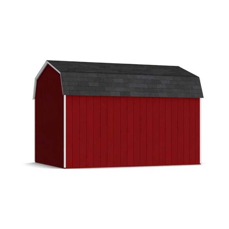 Little Cottage Co. Value Gambrel 10x14 Workshop Barn Shed Kit (10x14 VGB-6-WS-PC)