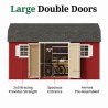 Little Cottage Co. Value Gambrel 10x16 Workshop Barn Shed Kit (10x16 VGB-6-WS-PC)