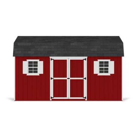 Little Cottage Co. Value Gambrel 10x16 Workshop Barn Shed Kit (10x16 VGB-6-WS-PC)