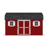 Little Cottage Co. Value Gambrel 10x16 Workshop Barn Shed Kit (10x16 VGB-6-WS-PC)