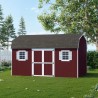 Little Cottage Co. Value Gambrel 10x16 Workshop Barn Shed Kit (10x16 VGB-6-WS-PC)