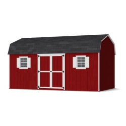 Little Cottage Co. Value Gambrel 10x18 Workshop Barn Shed Kit (10x18 VGB-6-WS-PC)