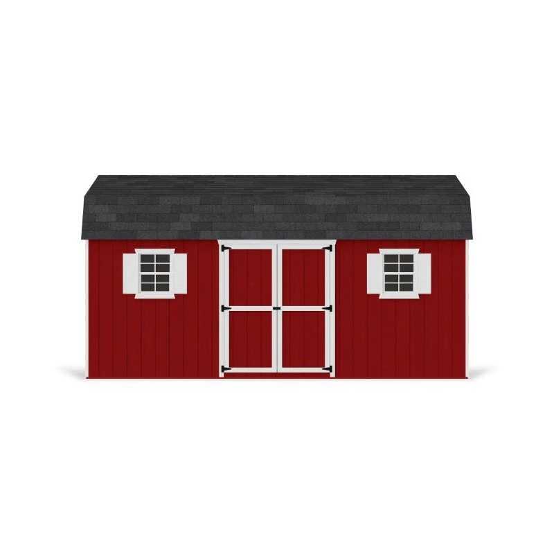 Little Cottage Co. Value Gambrel 10x18 Workshop Barn Shed Kit (10x18 VGB-6-WS-PC)