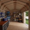 Little Cottage Co. Value Gambrel 10x18 Workshop Barn Shed Kit (10x18 VGB-6-WS-PC)