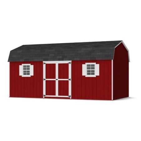 Little Cottage Co. Value Gambrel 10x20 Workshop Barn Shed Kit (10x20 VGB-6-WS-PC)