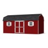 Little Cottage Co. Value Gambrel 10x20 Workshop Barn Shed Kit (10x20 VGB-6-WS-PC)
