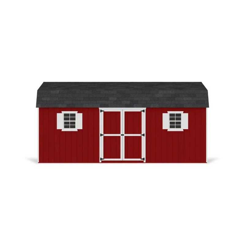 Little Cottage Co. Value Gambrel 10x20 Workshop Barn Shed Kit (10x20 VGB-6-WS-PC)