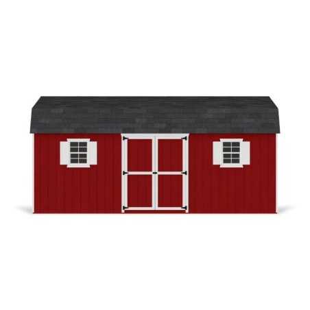 Little Cottage Co. Value Gambrel 10x20 Workshop Barn Shed Kit (10x20 VGB-6-WS-PC)