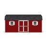 Little Cottage Co. Value Gambrel 10x20 Workshop Barn Shed Kit (10x20 VGB-6-WS-PC)