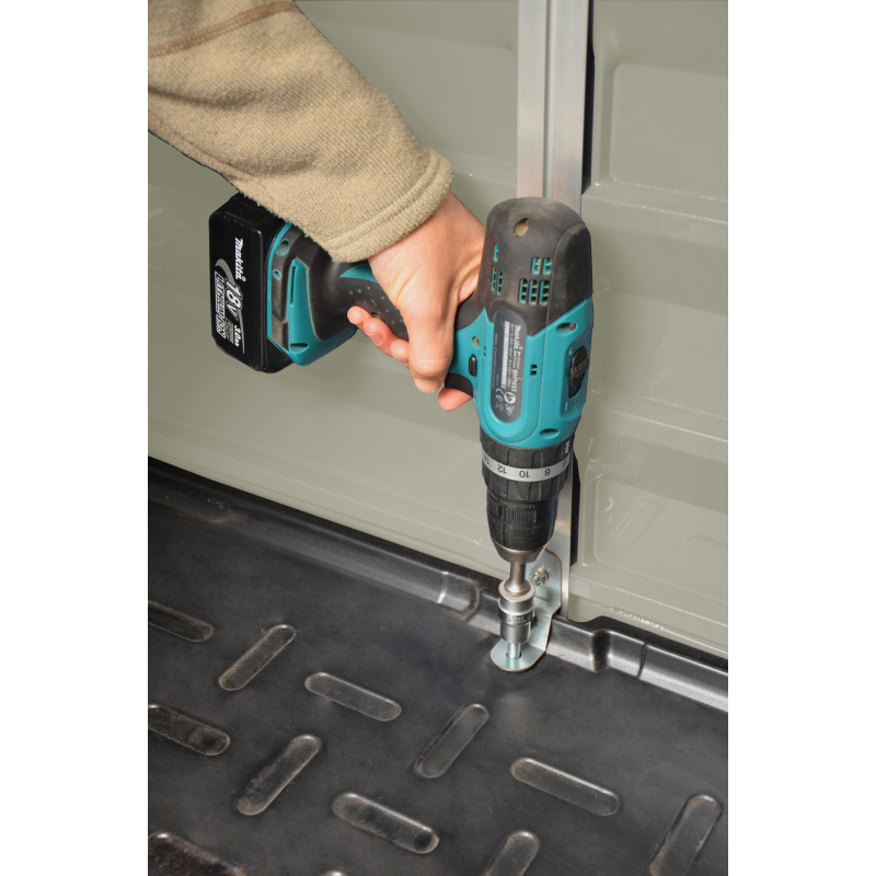 Palram - Canopia 6x8 Skylight Storage Shed Kit - Tan (HG9608T)