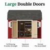 Little Cottage Co. Value Gambrel 12x12 Workshop Barn Shed Kit (12x12 VGB-6-WS-PC)