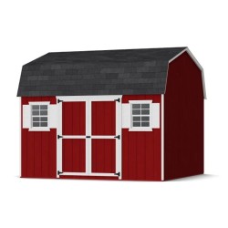 Little Cottage Co. Value Gambrel 12x12 Workshop Barn Shed Kit (12x12 VGB-6-WS-PC)
