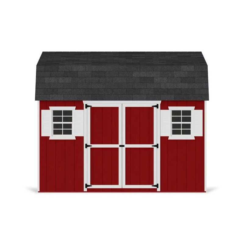 Little Cottage Co. Value Gambrel 12x12 Workshop Barn Shed Kit (12x12 VGB-6-WS-PC)