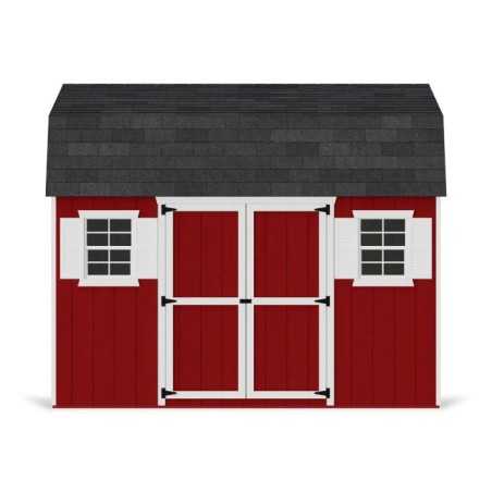 Little Cottage Co. Value Gambrel 12x12 Workshop Barn Shed Kit (12x12 VGB-6-WS-PC)
