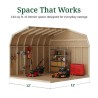 Little Cottage Co. Value Gambrel 12x12 Workshop Barn Shed Kit (12x12 VGB-6-WS-PC)
